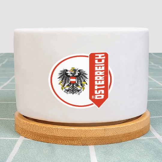 Austria Design with Eagle / Gift Plant Pots