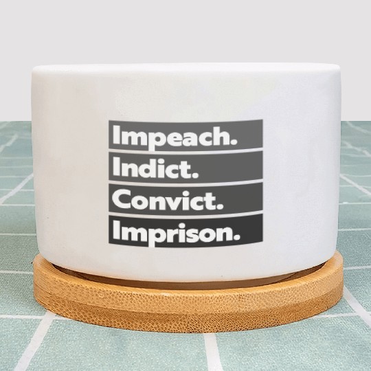 Trump Impeach, Anti Trump Protest Plant Pots