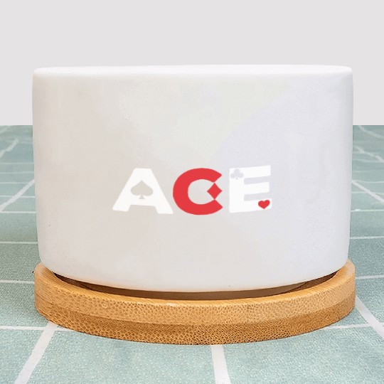 Cool Ace Poker Card Poker Players gift Plant Pots