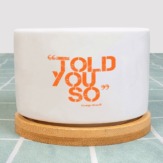 ORWELL orange Plant Pots