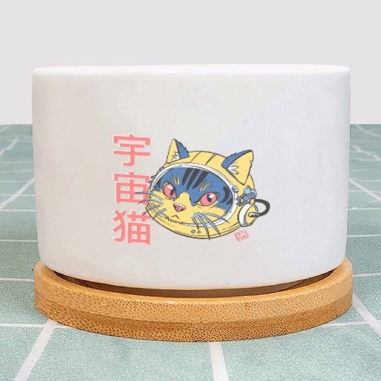 Astro Cat Plant Pots