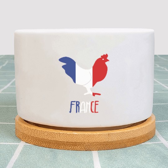 France - French - Frenchie Plant Pots