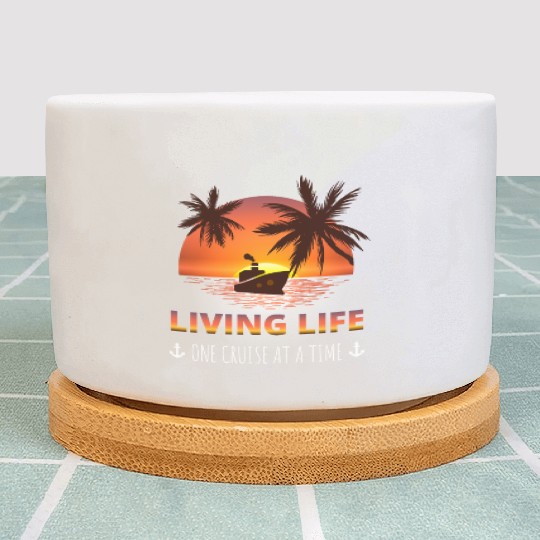 Cruise Ship Vacation Living Life One Cruise At A T Plant Pots