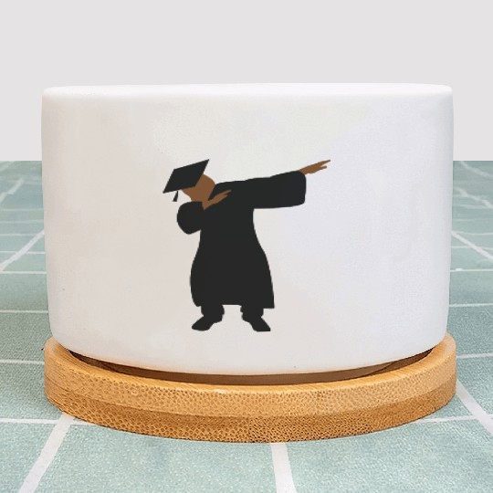 Black and Educated, African American Man Plant Pots