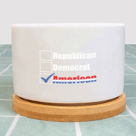 Republican Democrat American Patriotic Anti Plant Pots