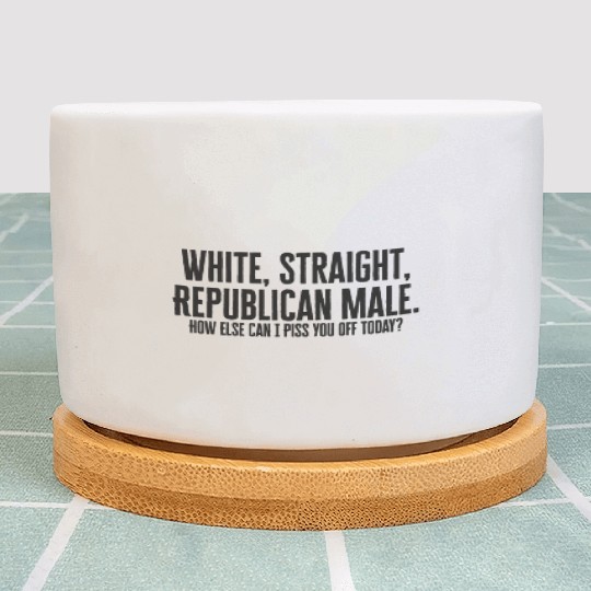 White, Straight, Republican Male How Else Can I Pi Plant Pots
