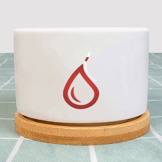 Phlebotomist Syringe Blood Phlebotomy Medical Gift Plant Pots