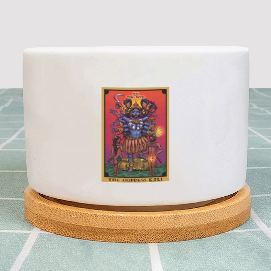 The Goddess Kali The Devil Tarot Card Hindu Indian Plant Pots