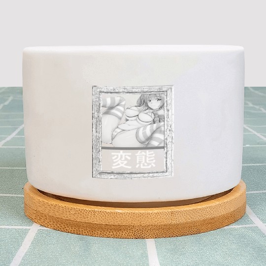 hen Anime Waifu japanese sexy bikin Girl Ahegao Plant Pots