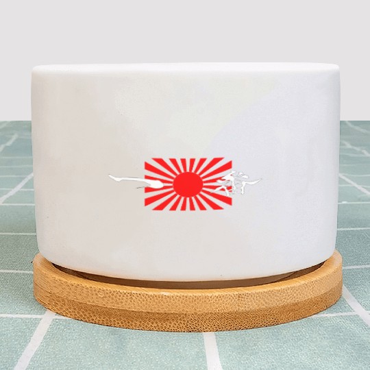 Afro Samurai Headband White Plant Pots