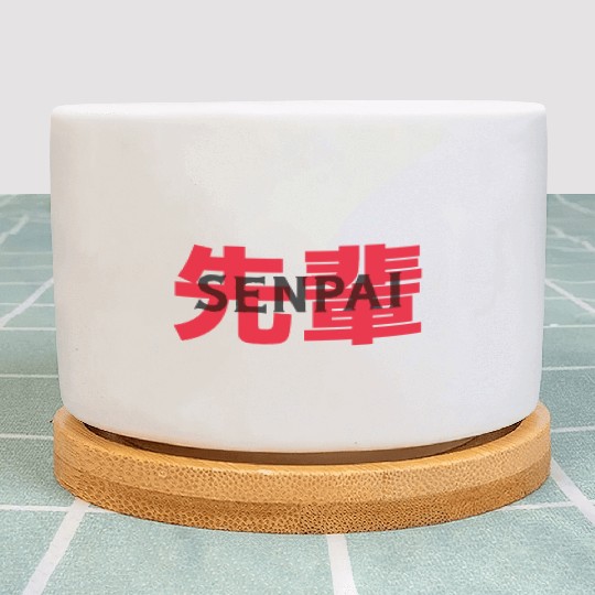 Japanese Anime Senpai Plant Pots