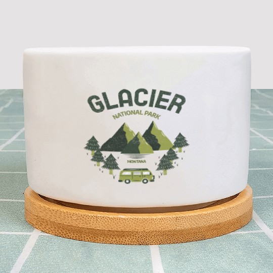 Glacier National Park Montana Travel Plant Pots