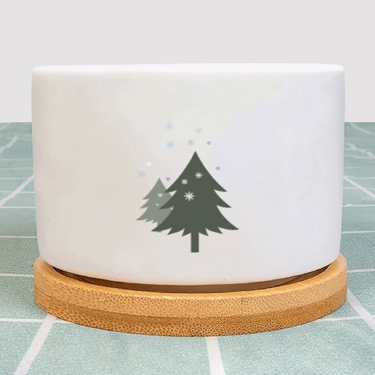 winter wonderland Plant Pots