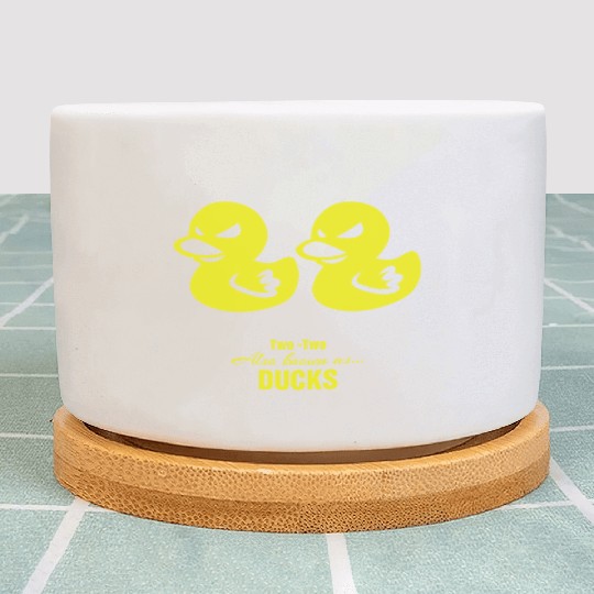 Poker - Yellow 2-2 "Ducks" Pocket Twos, Deuces Plant Pots