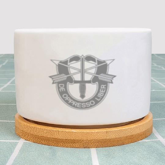 Us Special Forces De Oppresso Liber Chest Grey Plant Pots