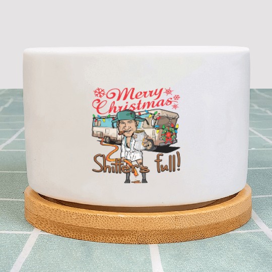 Merry Christmas Cousin Eddie Shitter'S Full Plant Pots