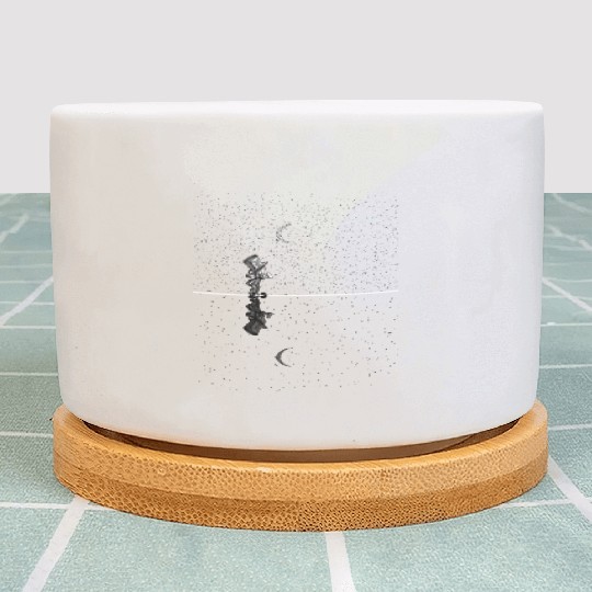 The Mad Hatter Starry Night Alice In Wonderland Plant Pots