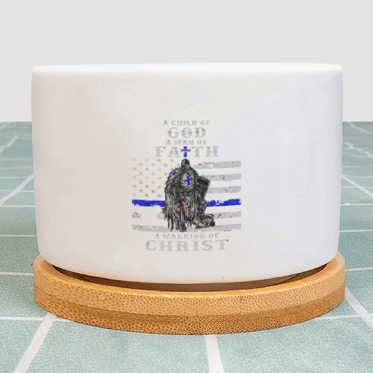 Police Officer Knight Templar A Child Of God A Man Plant Pots
