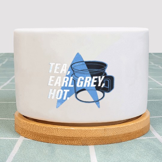 Next Generation Tea Earl Grey Graphic Plant Pots