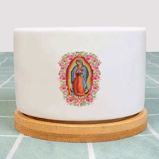 Our Lady Virgen De Guadalupe Virgin Mary Plant Pots