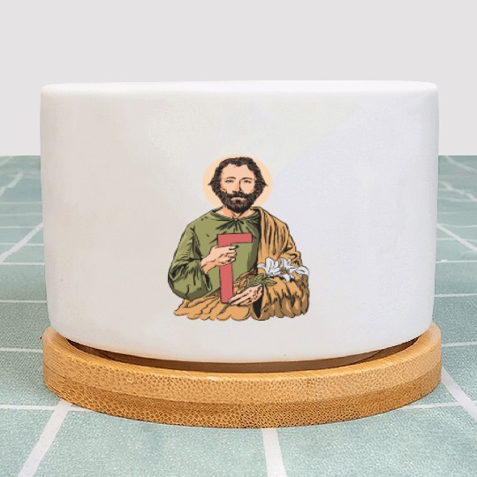 Saint Joseph Catholic Saint Plant Pots