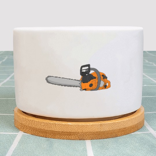 chainsaw Plant Pots