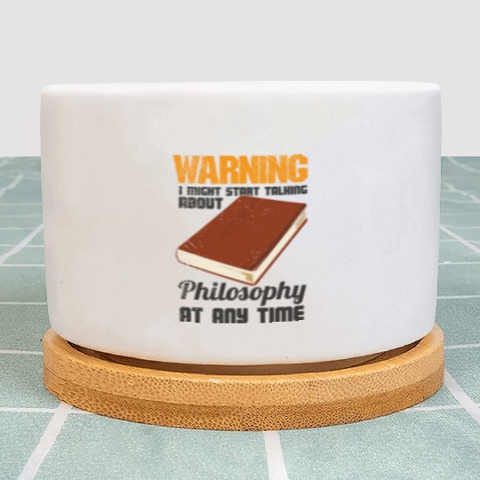 Philosophy Thinker Freethinker Philosopher Plant Pots