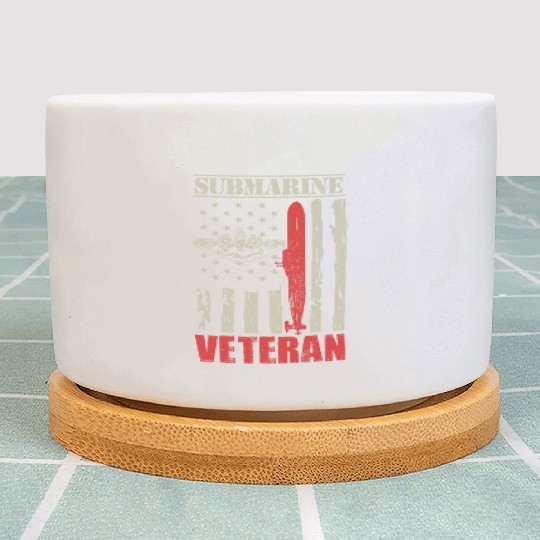 US Military Submarine Gift For A Veteran Plant Pots