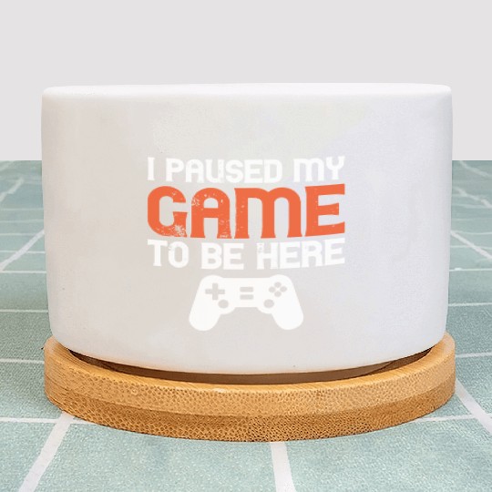 I paused my Game to be here Plant Pots