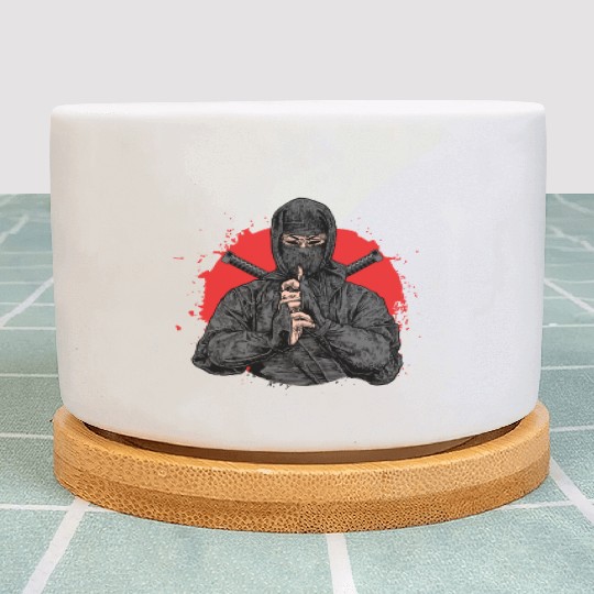 Ninja Samurai Kendo Katana Japan Yakuza Shinobi Plant Pots