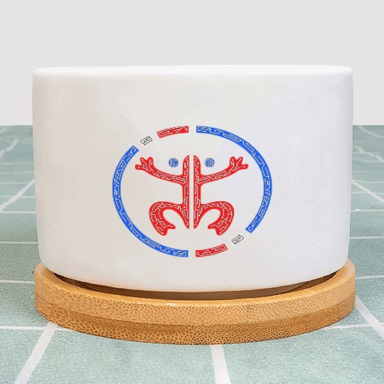 Puerto Rico Coqui Frog Taino Boricua Tech Style Plant Pots