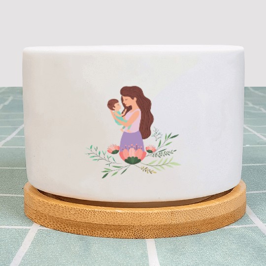 I Love You, Mama & Baby Plant Pots, Mommy and Me Plant Pots