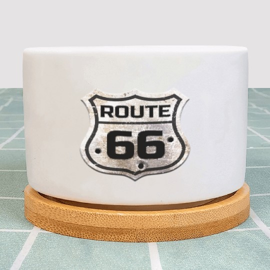 Route 66 Plant Pots