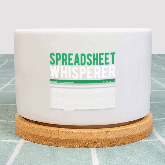 Spreadsheet Whisperer Excel Accounting Accountant Plant Pots