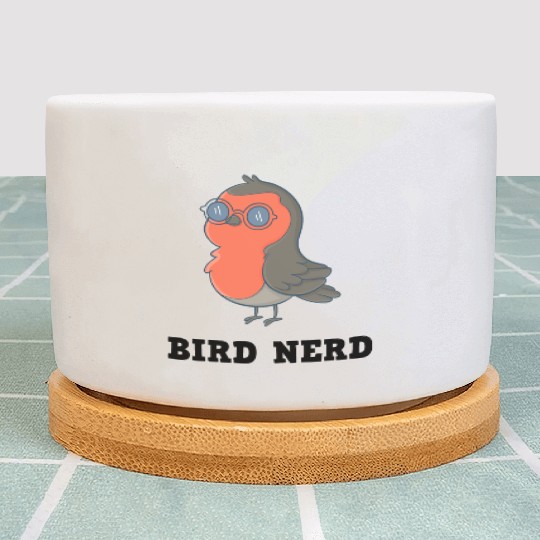 Bird Nerd Plant Pots