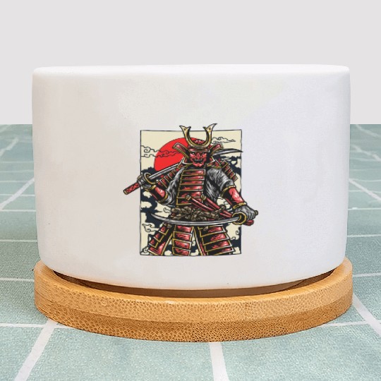 Katana Samurai Ninja Japan Shinobi Warrior Gift Plant Pots