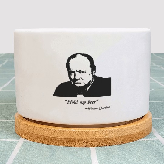 Winston Churchill World War 2 Plant Pots