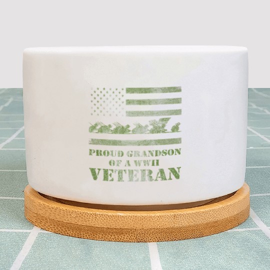 World War 2 Ii 80th Anniversary Proud Grandson Of Plant Pots