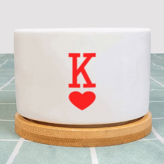 King of Hearts King Queen Couple Halloween Costume Plant Pots