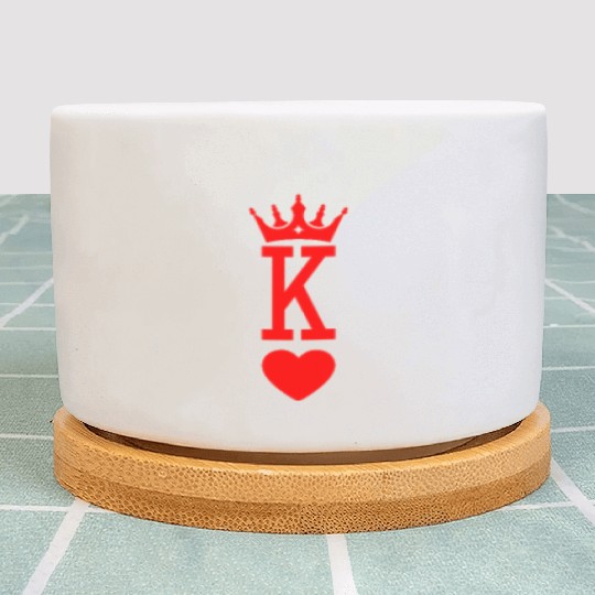 King of Hearts King Queen Couple Halloween Costume Plant Pots