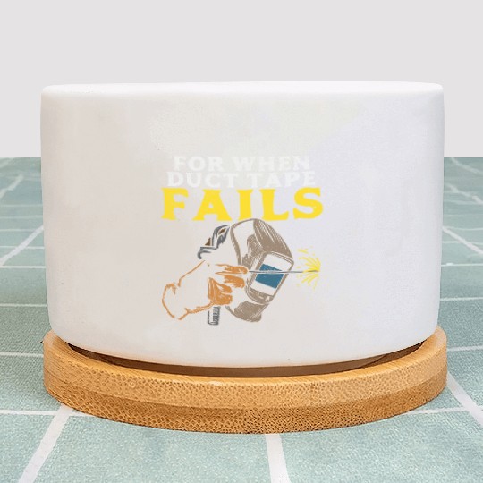 Welding Welder Steel Worker Ironworker Metal Plant Pots