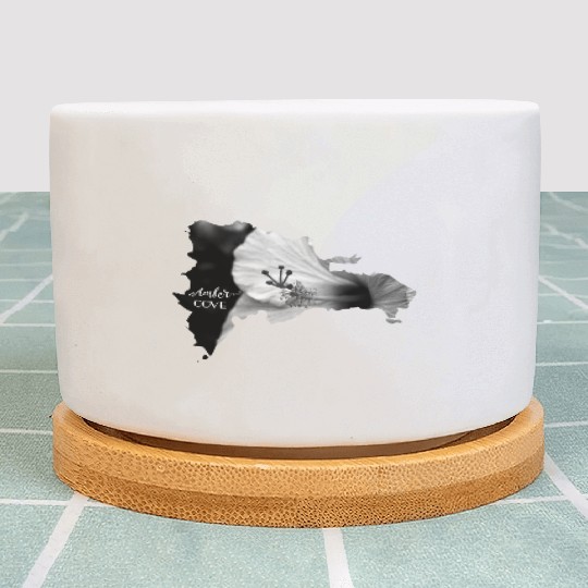 AMBER COVE Dominican Republic Map Puerto Plata DR Plant Pots