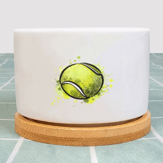 tennis player serve tennis ball tennis Plant Pots