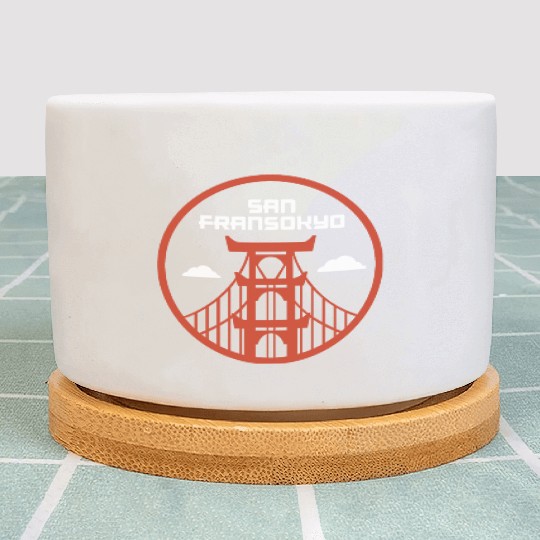 Greeting San Fransokyo Plant Pots