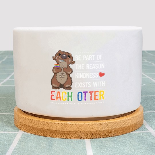 Orlando Red Plant Pots Gay Pride Kindness Gay Otter