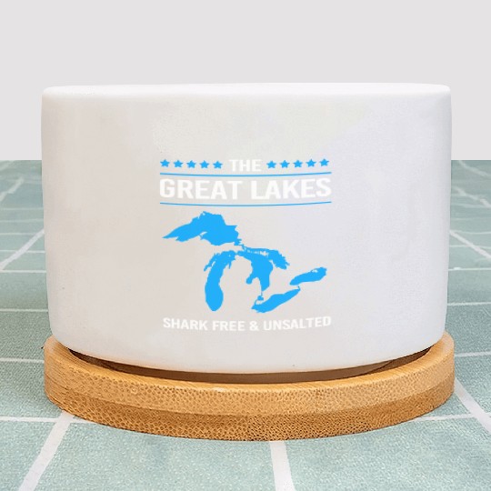 The Great Lakes Shark Free And Unsalted Plant Pots