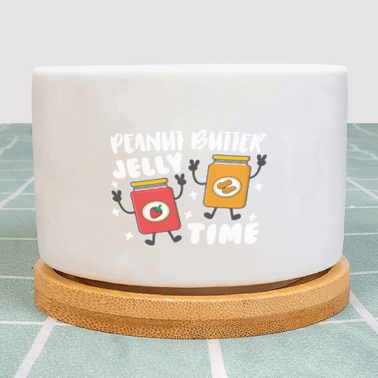 Peanni Butter Jelly Time Friend Peanut Strawberry Plant Pots