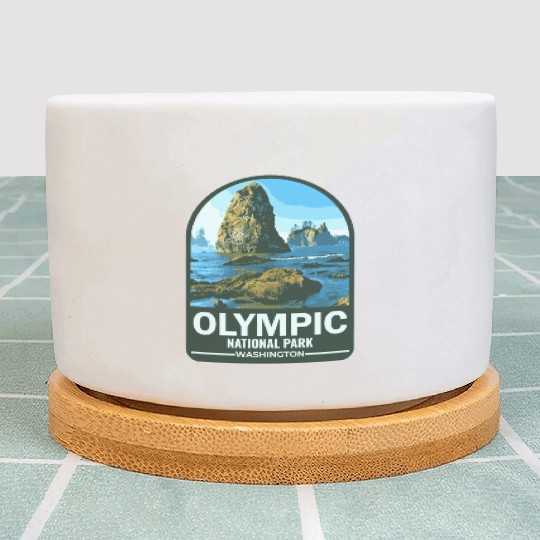 OLYMPIC national park Washington usa Plant Pots