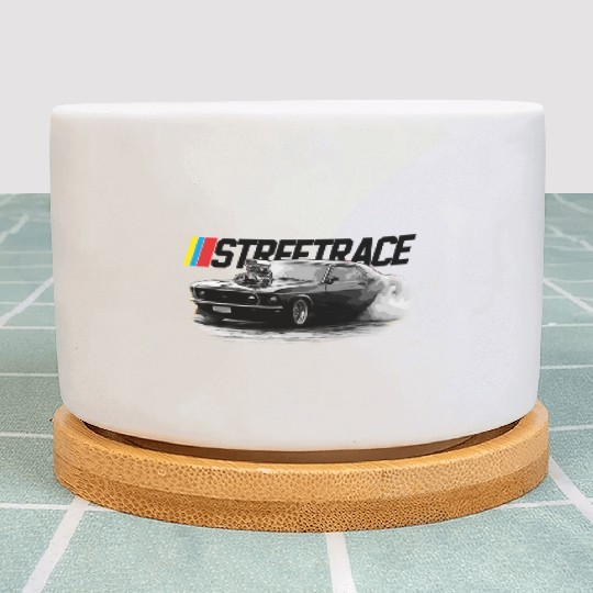 STREET RACE Muscle Car Supercharger Turbo Burnout Plant Pots