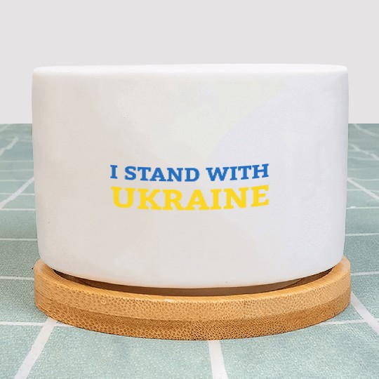 "I stand with Ukraine" Support & Solidarity Plant Pots